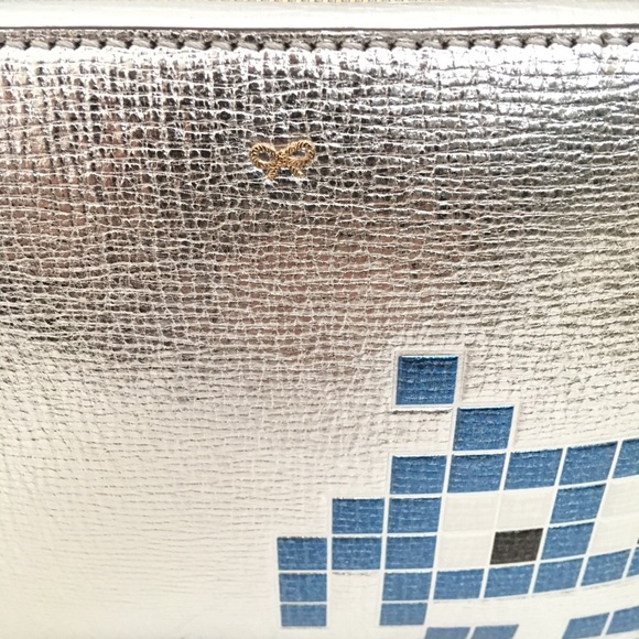 Anya Hindmarch Robo Leather Metallic Crossbody - Picture 2 of 8